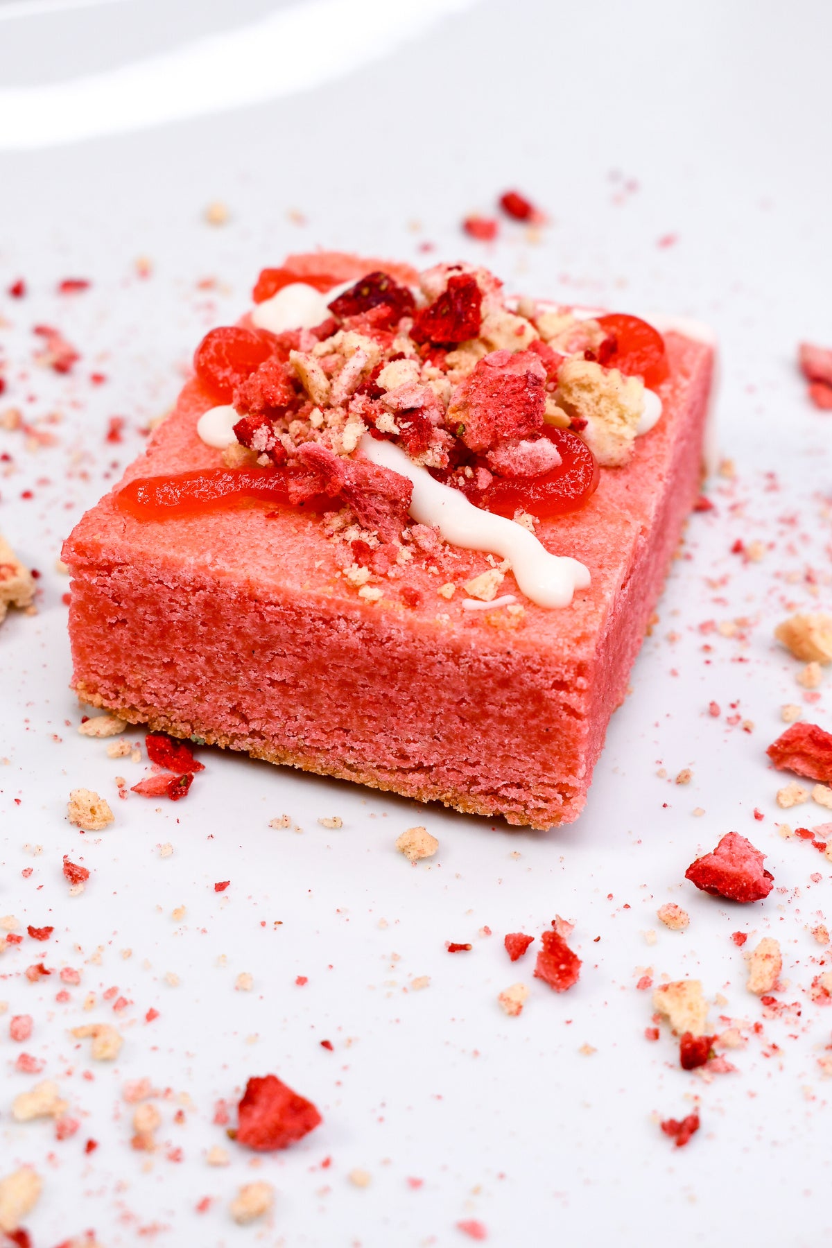 Strawberry Fudgy Brownie