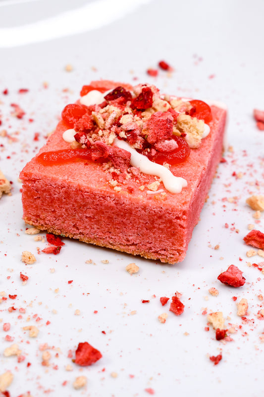 Strawberry Fudgy Brownie