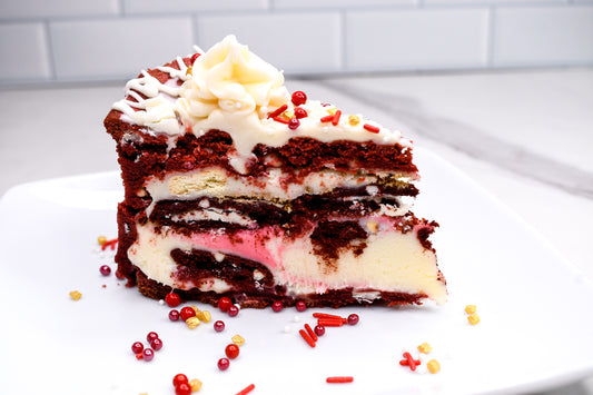 Red Velvet Cookie Pie
